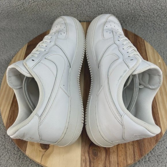Nike Air Force 1 07 Low Adult Men 12 White Sneakers Uptowns AF1 Shoes Casual - Picture 7 of 13